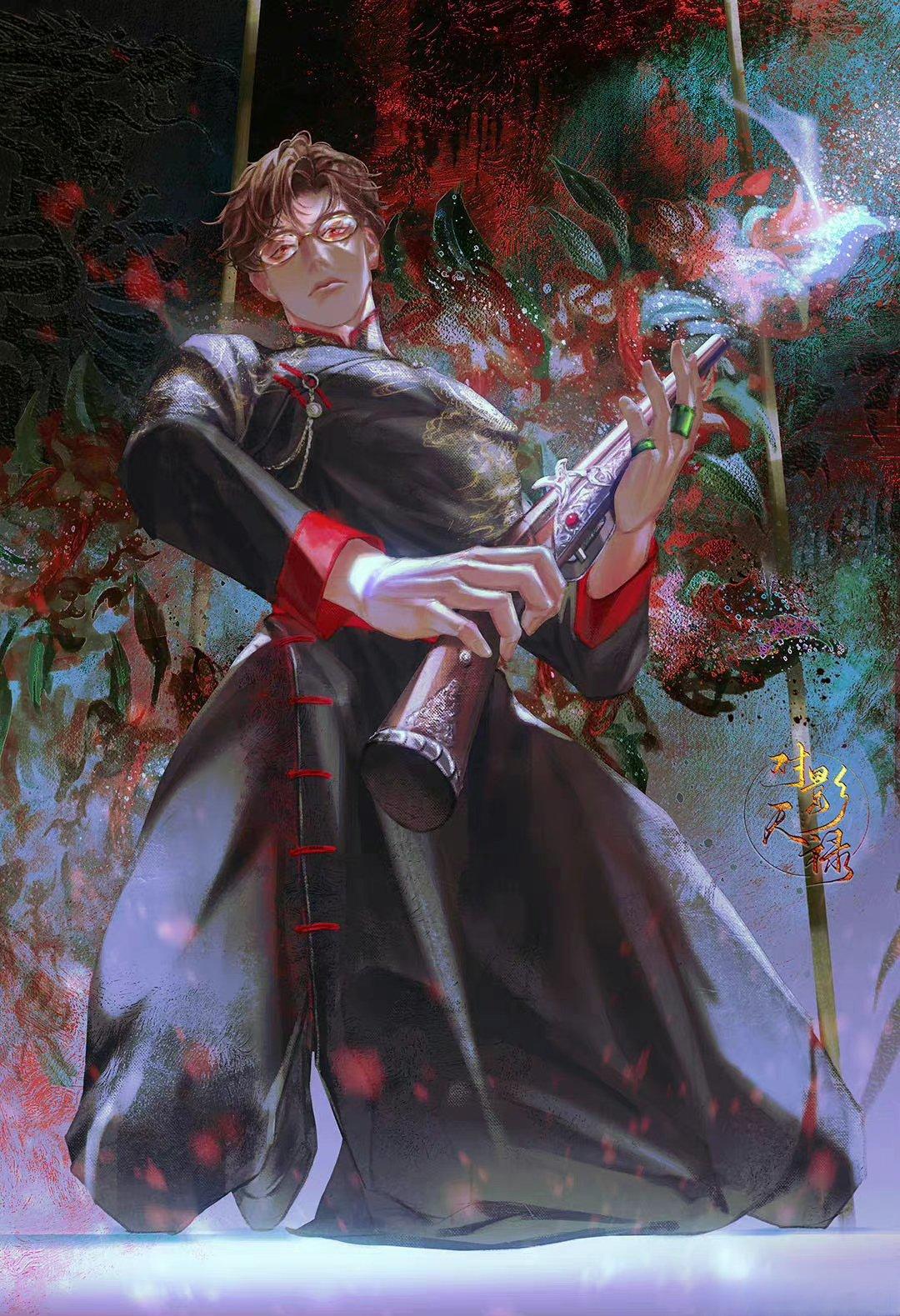 月上
