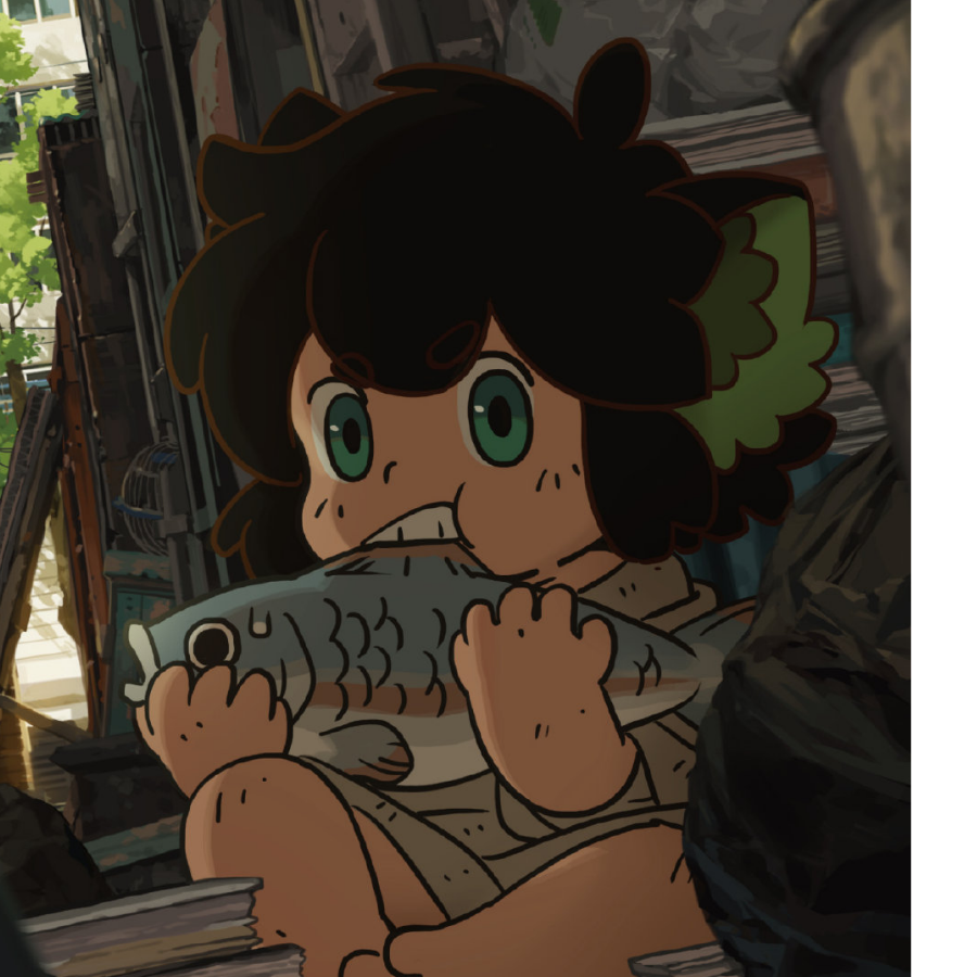 吖