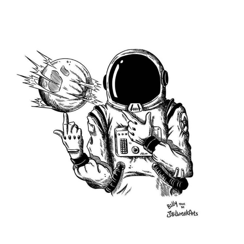 太空人，