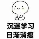 迷恋学习  日渐消瘦