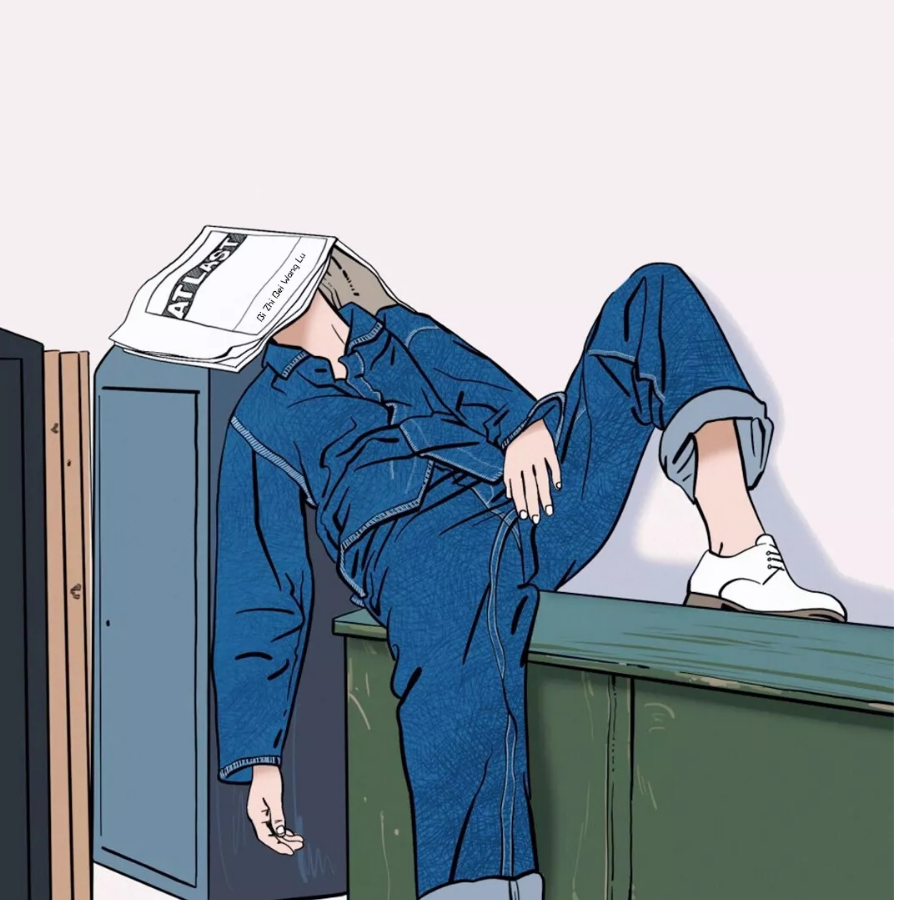 厌世。