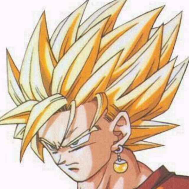 光辉头发有点扎