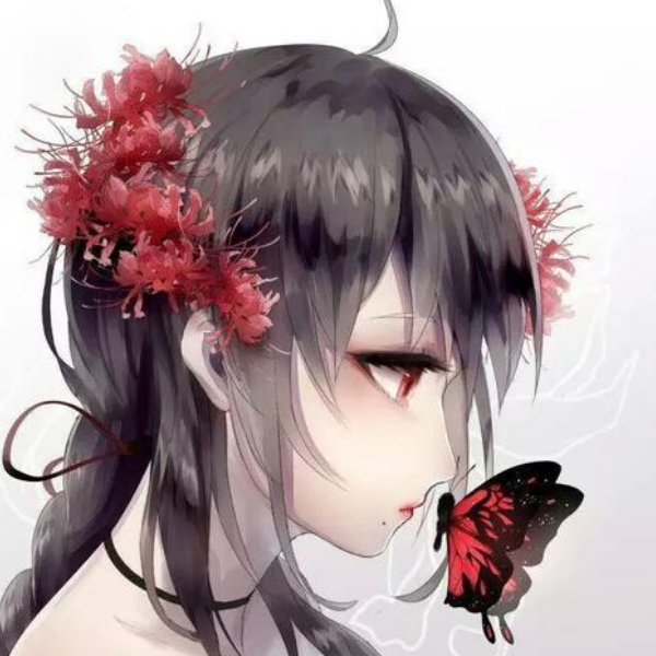 天空上小月云
