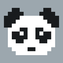 熊猫头表情包像素画图片