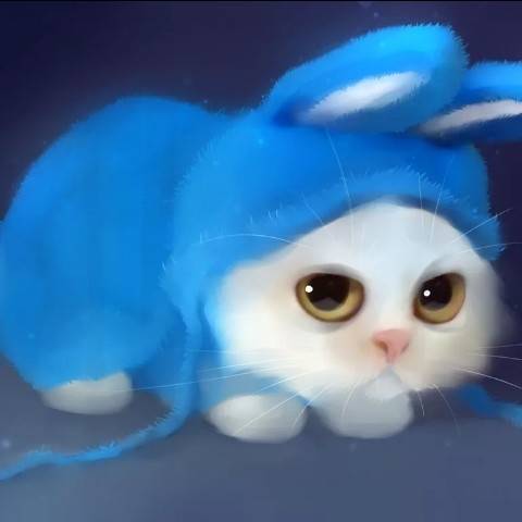 放烟火的小懒猫