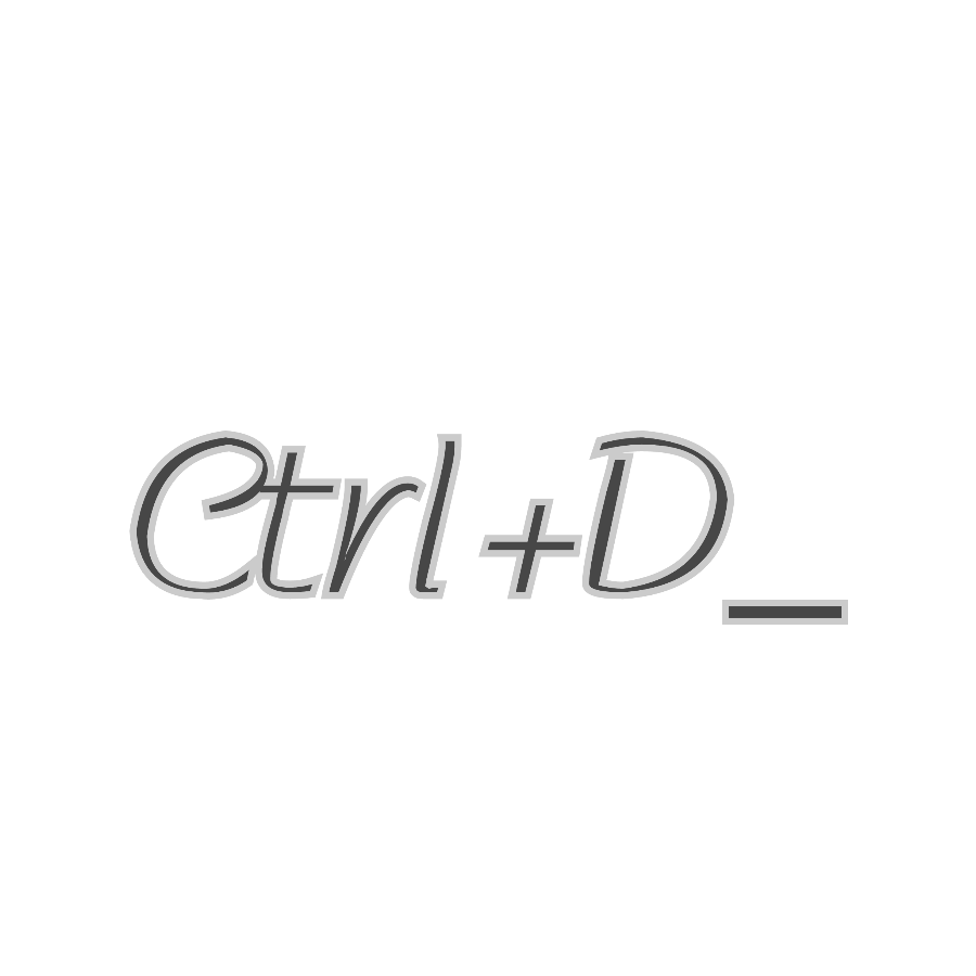 Ctrl+D_