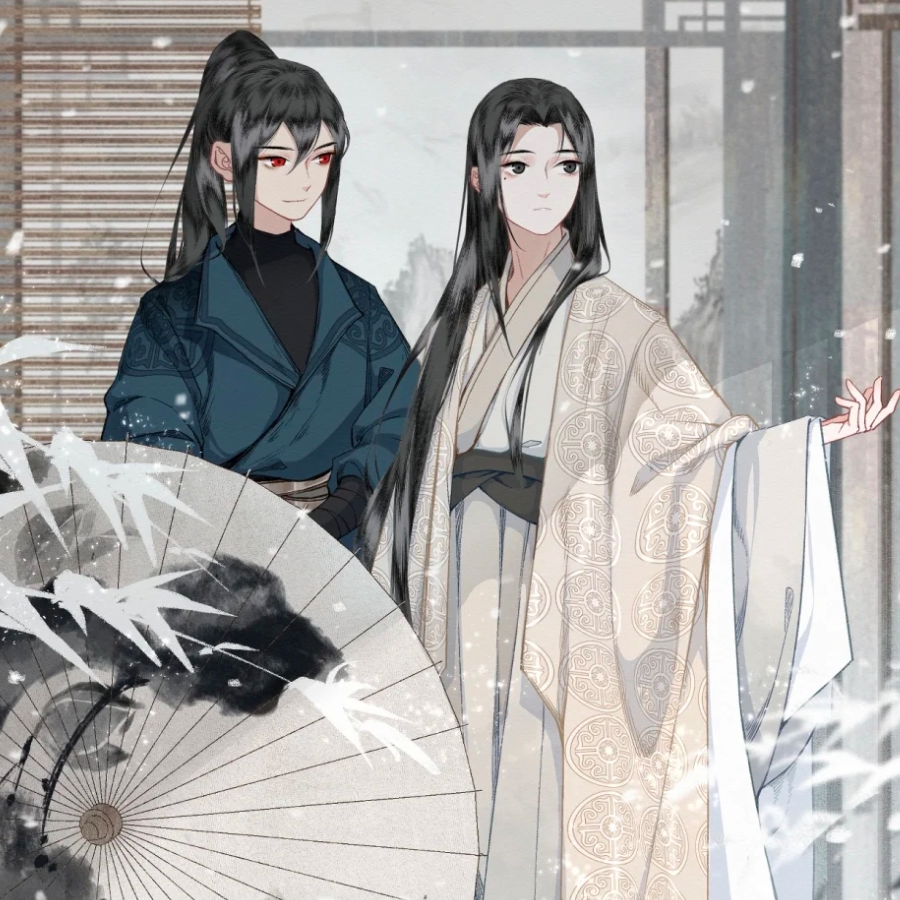 星月之下的羊儿