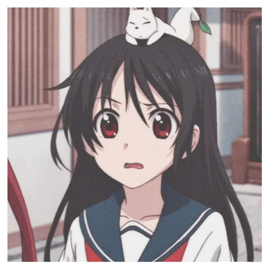手捧樱花