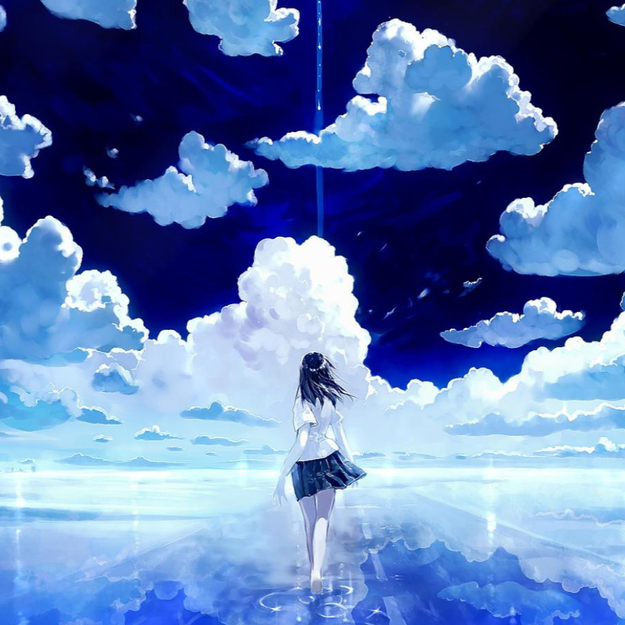 薄暮映雪