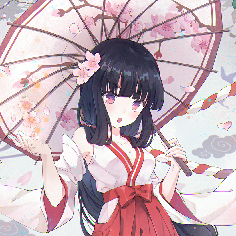 茜色