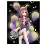 紫色气球L