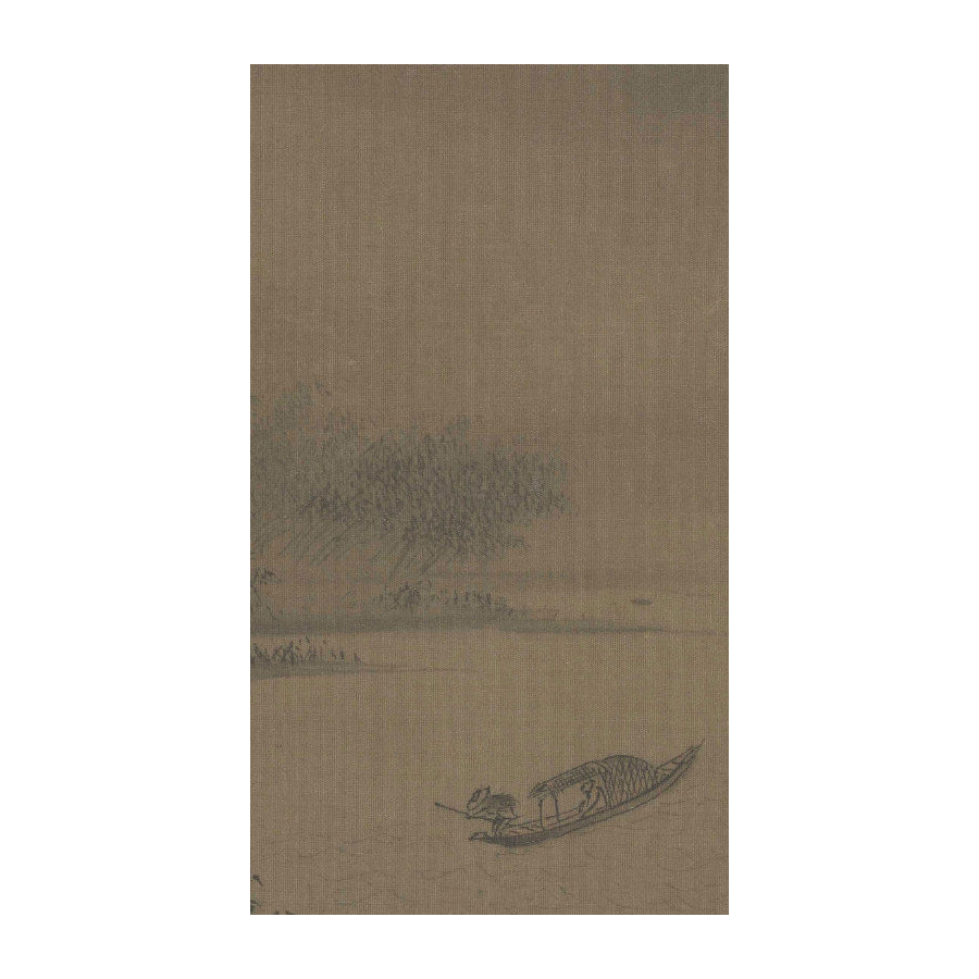 倚杖任扁舟