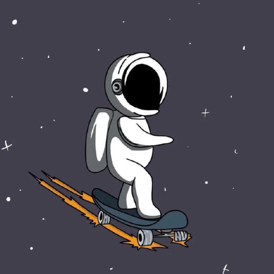 一只快乐的二倍镜