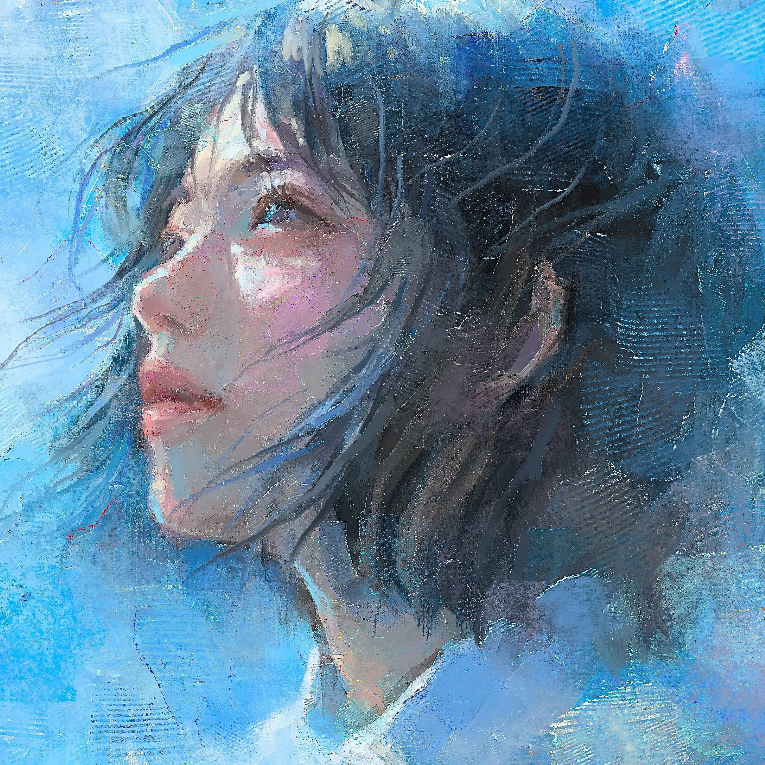 褪色。