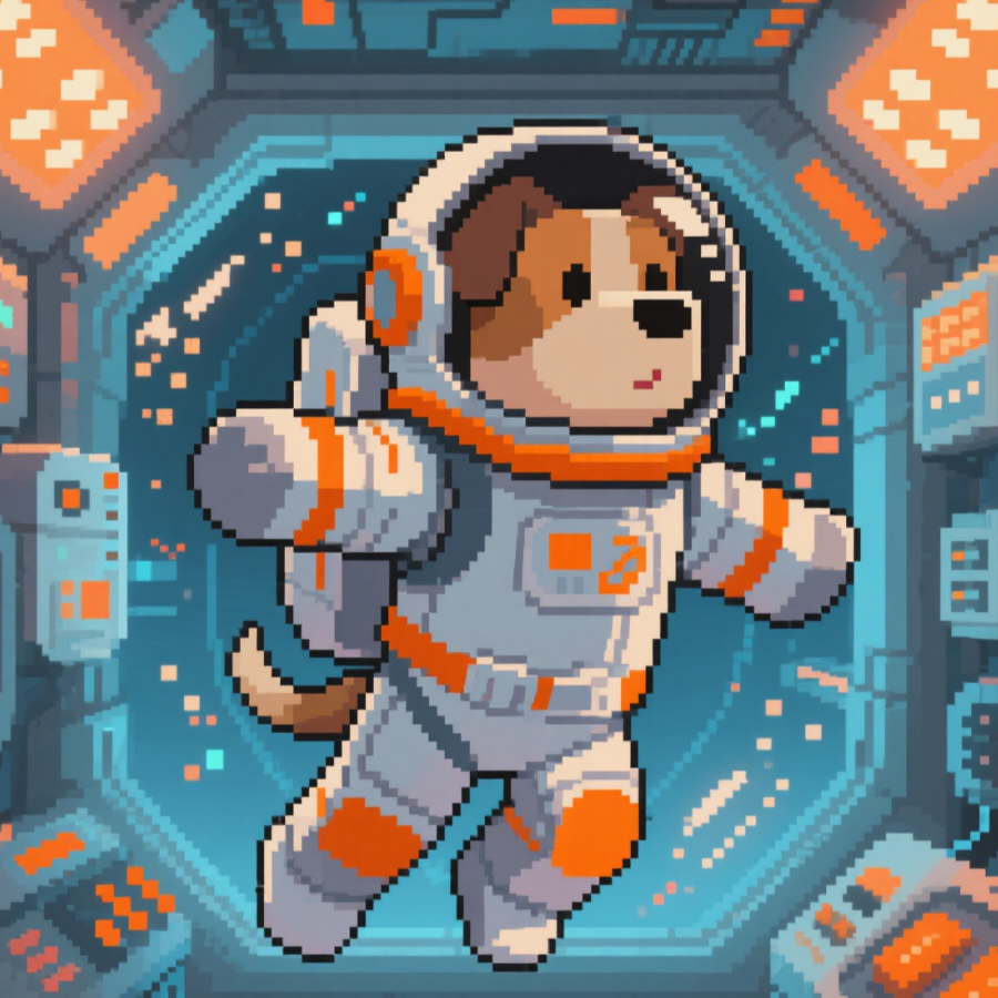 是太空犬罢！