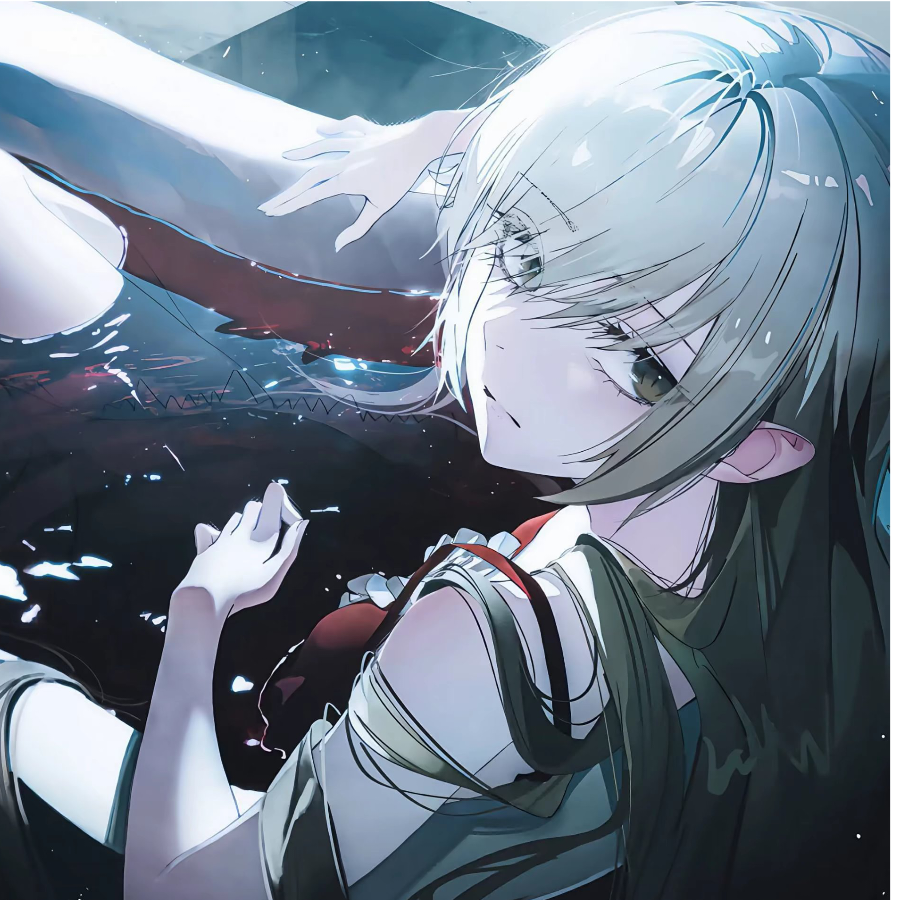雨中逢花