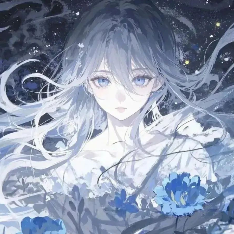 浅蓝月