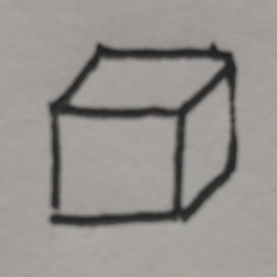 纸上方块