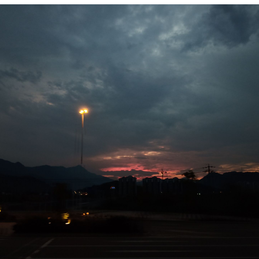 晚风.