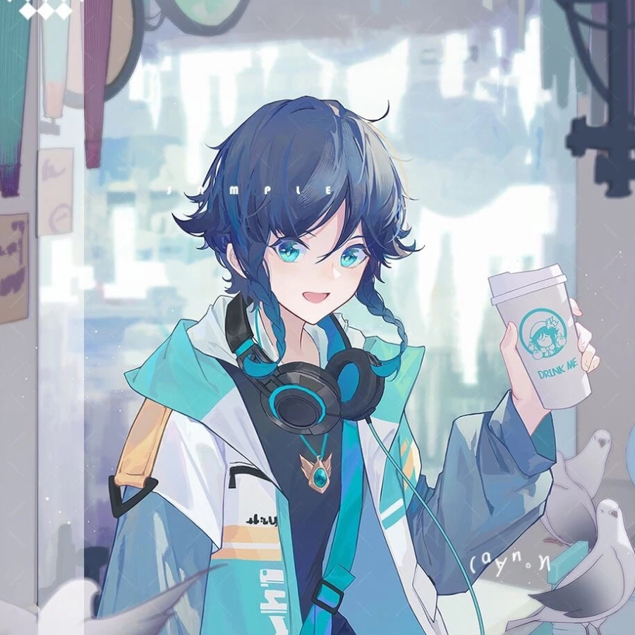 风戏小男孩