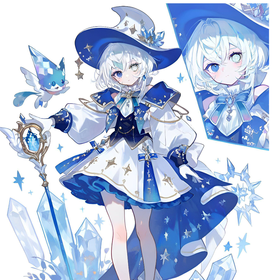 蓝白曲调的歌者