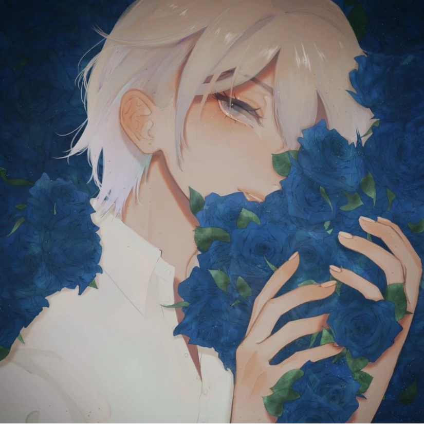 青