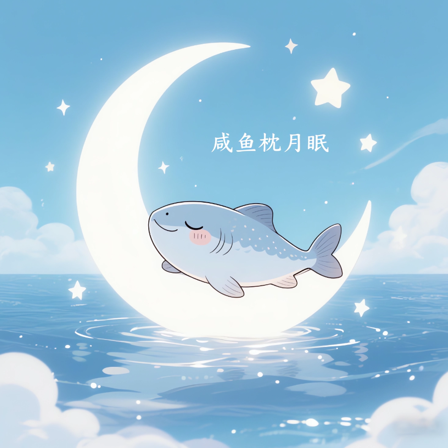 咸鱼枕月眠