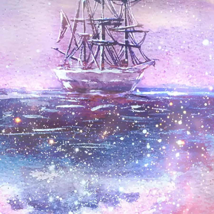 浅色山川