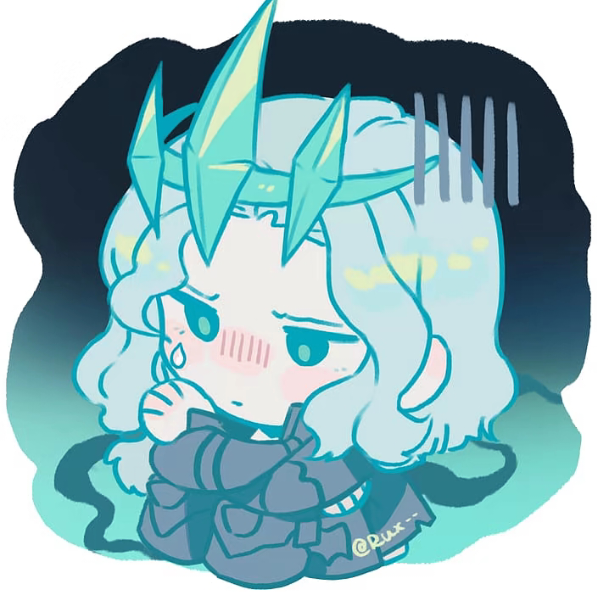 坐着