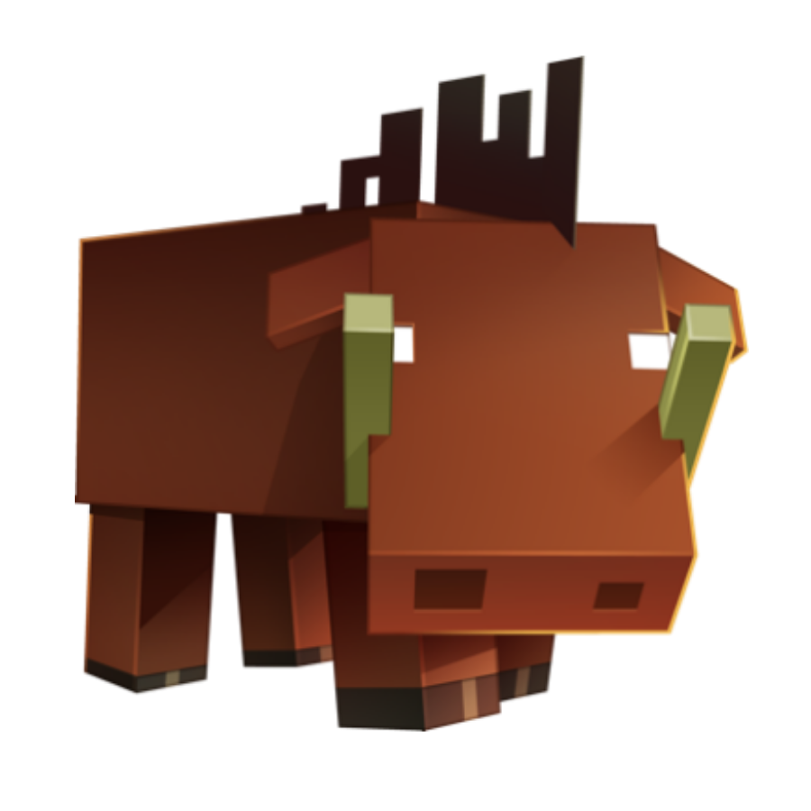 一只撑死的疣猪兽