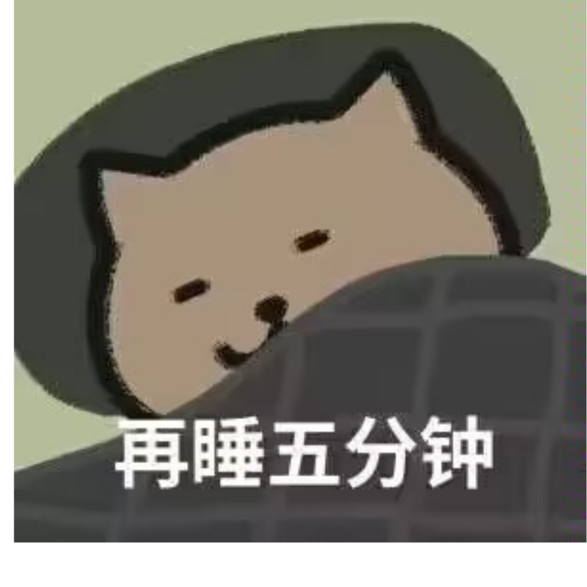 再睡五分钟