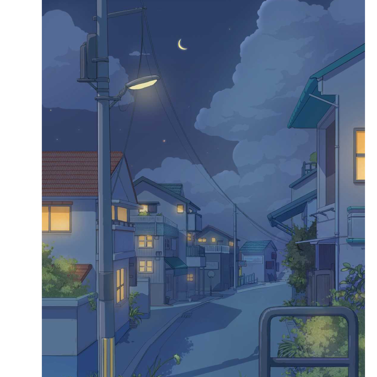 小巷里的路灯
