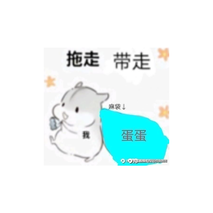 拿麻袋拖走你