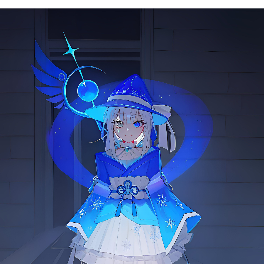 蓝白曲调的歌者