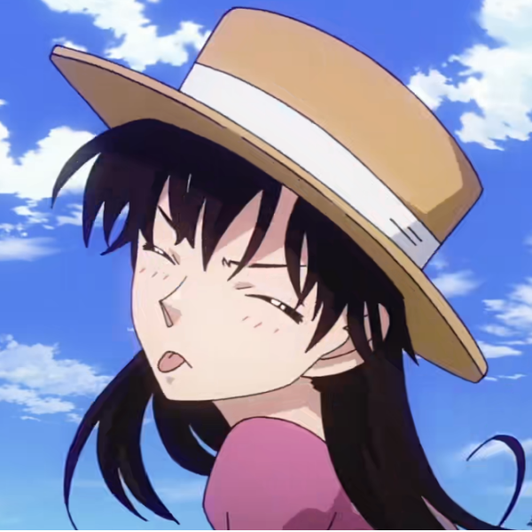 穿背带裤的中分男孩