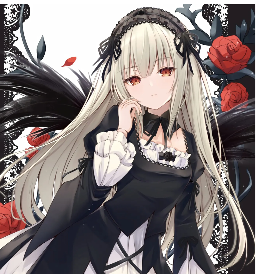 爱上白毛红瞳美少女