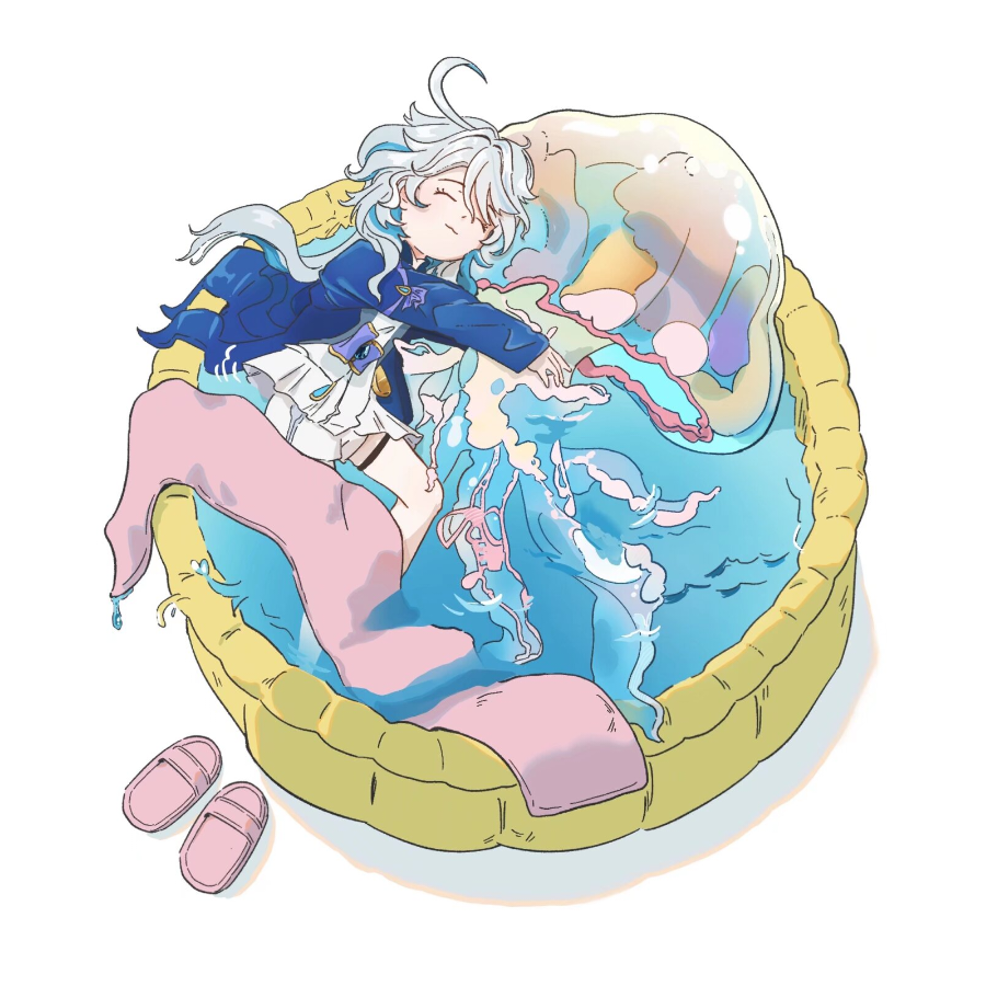 优雅的白云似锦缎