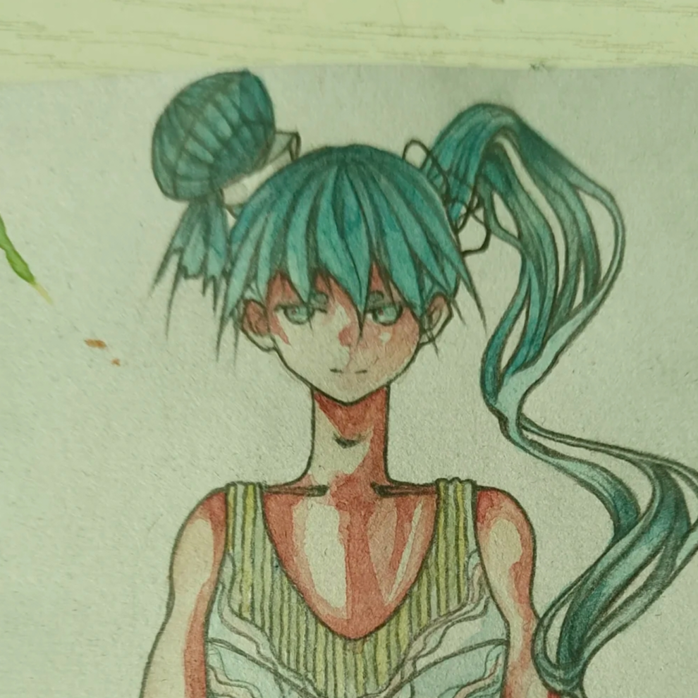 薄荷绿与橘香