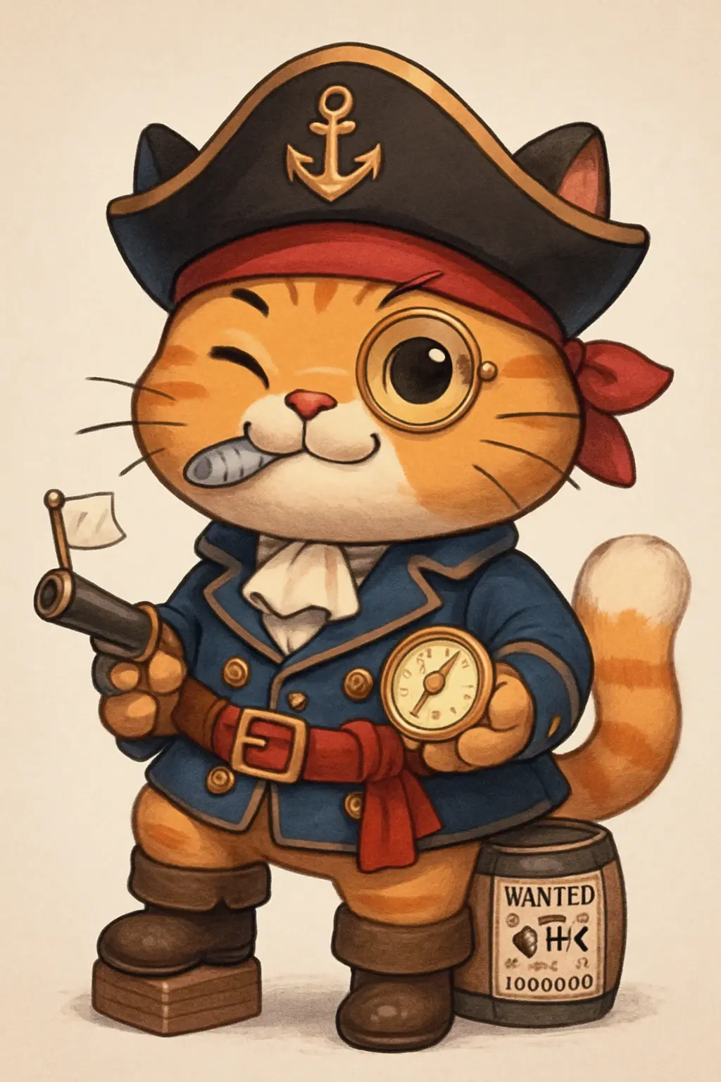 三脚猫猫船长