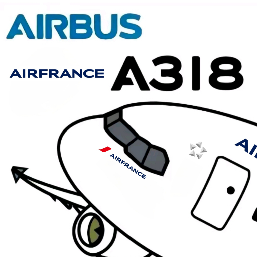 一架法航A318