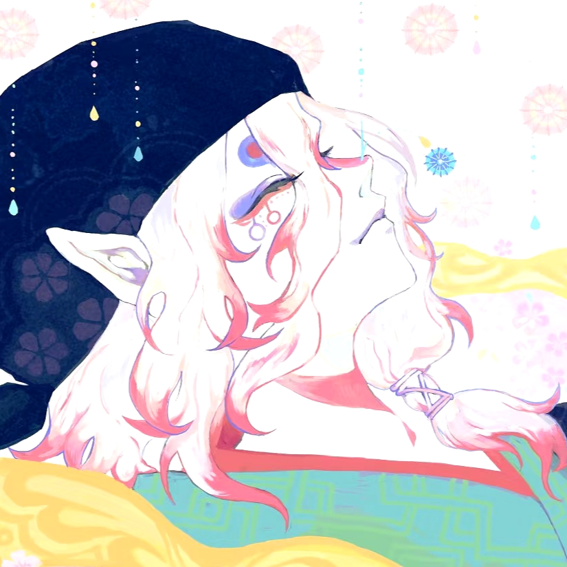 星星垂眸.