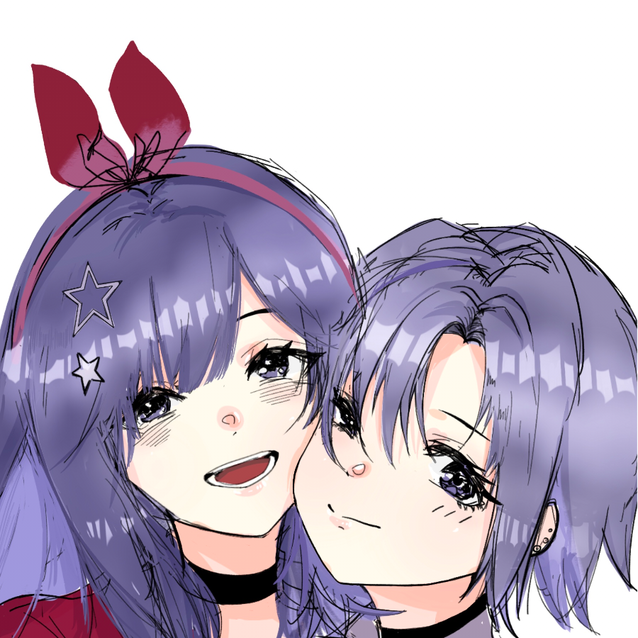 灰色と青