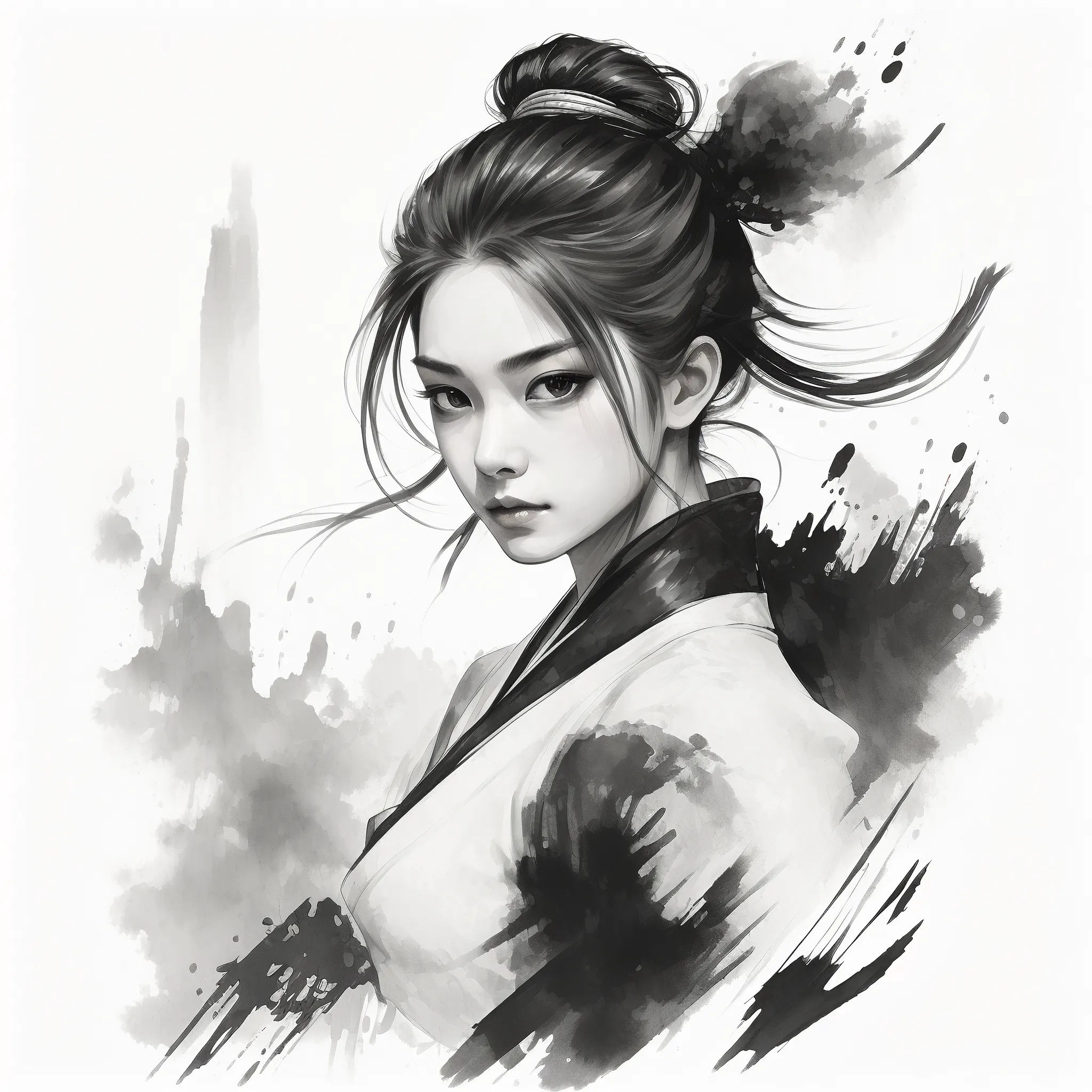 归舟放鹤