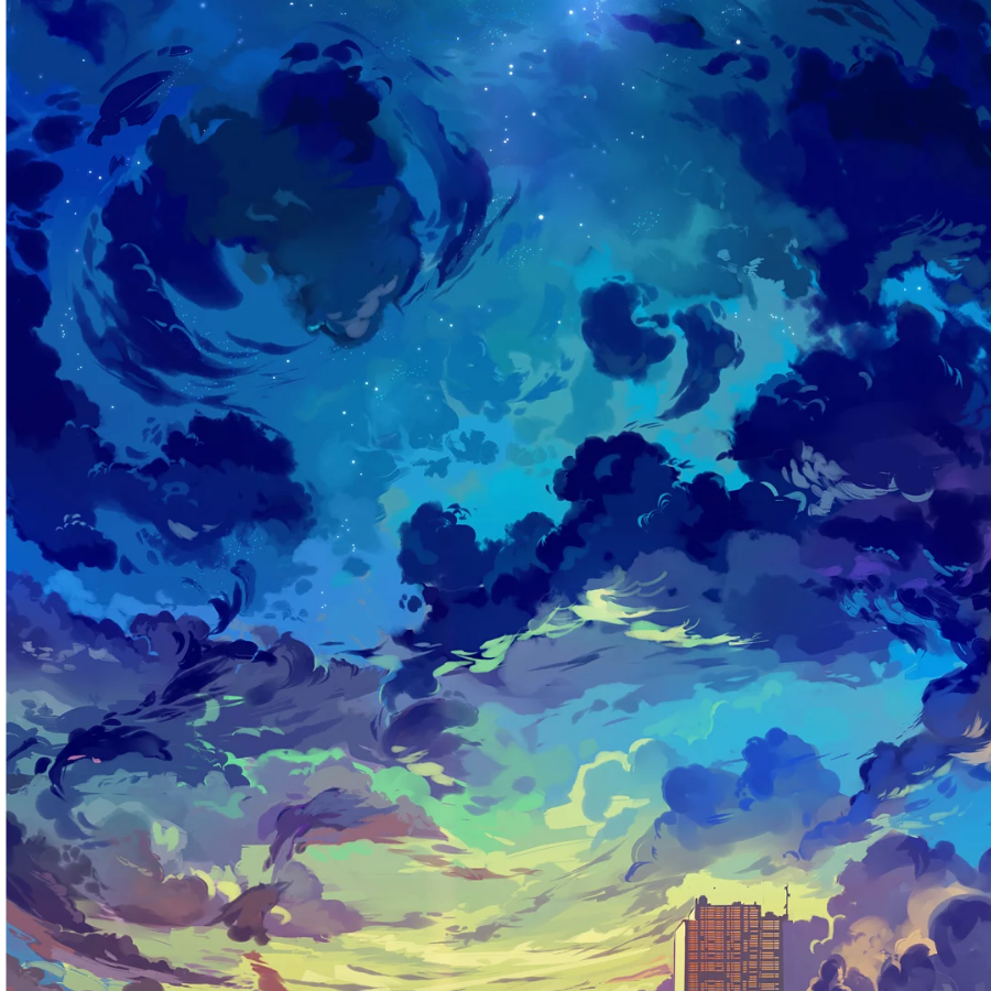 湛蓝星空