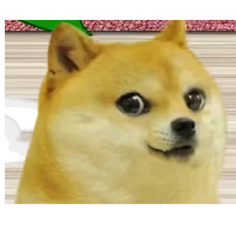 一只小狗头doge