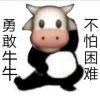 勇敢牛牛，不怕困难🐮