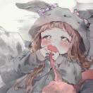 水与茶花落
