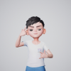 贪玩的小孩