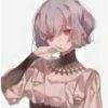 挽起长发